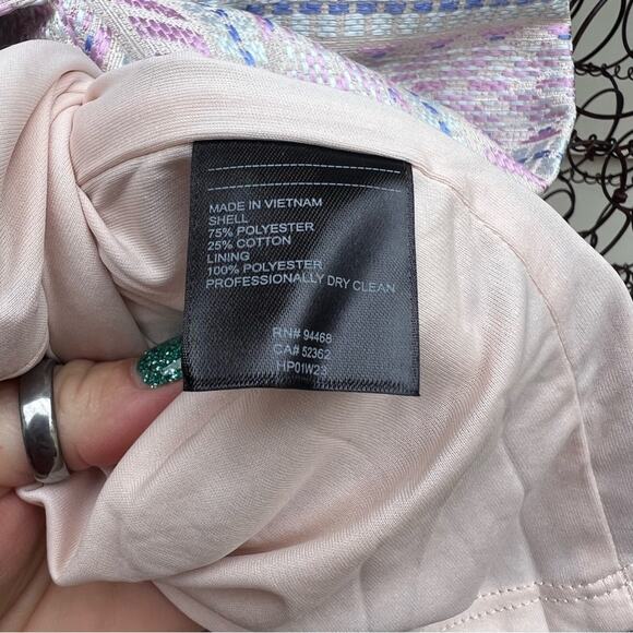 Laundry By Shelli Segal White and Gold Button Midi Dress - Picture 8 of 8